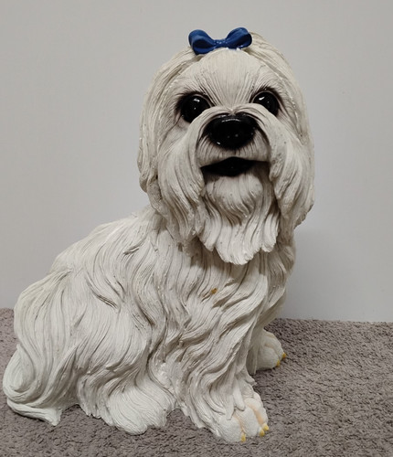 Shih tzu dog - figurine, blue